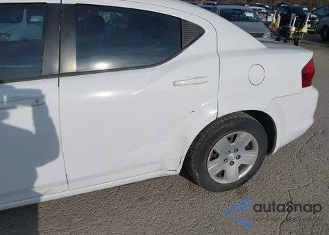 2013 Dodge Avenger Se from USA, damaged, VIN 1C3CDZAB9DN517204